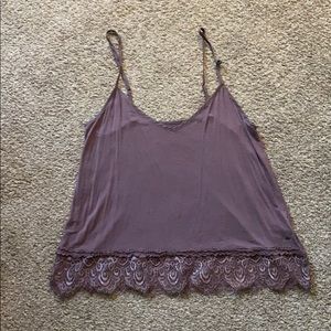 Purple soft and sexy tank top